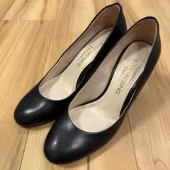 美品 BODY DRESSING Deluxe ハイヒール 黒 革 22㎝のサムネイル