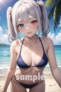 オリジナル美少女イラスト ポスター　A4サイズ　アニメ　送料無料 GZ0103