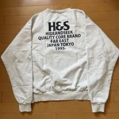 hide and seek スウェットシャツ(25)AW HーGRAY新品Lのサムネイル
