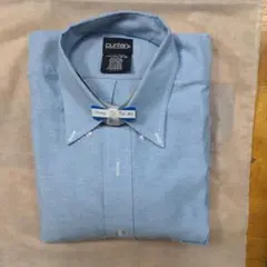 ブルー生地　BDシャツ