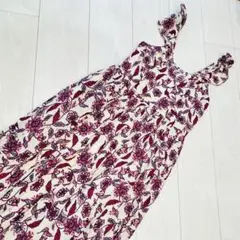 クーカイ KOOKAI ワンピース マキシ丈 ロング丈 ノースリーブ　花柄