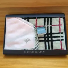 BURBERRY シルクハンカチ ハンドタオルセット