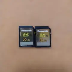 Panasonic SDカード 8GB 2枚セット