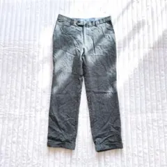 BEAMS HEART ビームスハート　ストレートパンツ　秋冬素材　M グレーのサムネイル