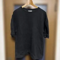 ZARA クルーネック Tシャツ ブラック Mサイズのサムネイル