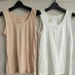 胸２枚重ねタンクトップ2枚セット