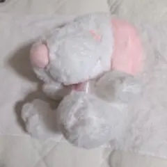 スヌーピーのぬいぐるみ 白とピンク