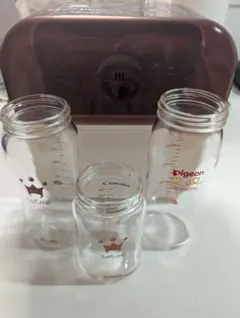 美品　Pigeon & Combi 哺乳瓶3本セット