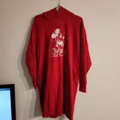 UT 　ユニクロ　ミッキー　長袖 パーカー　ワンピース Lサイズ