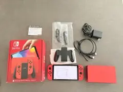 【SD256GBおまけ付き】Switch有機EL マリオレッド 美品