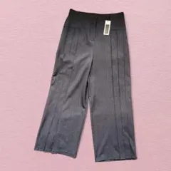 新品タグ付【Ash Rose Cendree】サイドプリーツ ワイドパンツ