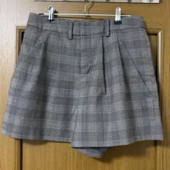 クリーンインプレッション　キュロット　チェック柄
