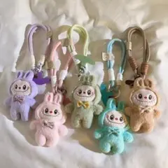 ラブブ！ウサギキャラクター など ストラップ 5個セット