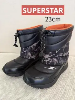 SUPERSTAR ムーンスター　スノーブーツ　長靴　キッズ23cm 迷彩柄