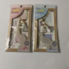 静電気防止キーチャーム 猫 2種セット