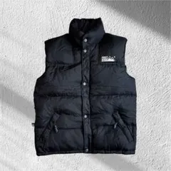 FIRST DOWN ファーストダウンブラック ダウンベスト　Y2K