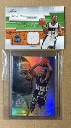 Ray Allen Milwaukee Bucks ゲーム用ジャージ 2枚セット