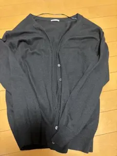 GU ウォッシャブル Vネック カーディガン M