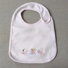 familiar♡ピンクの刺繍スタイ