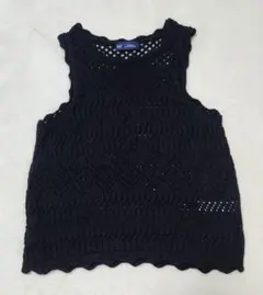 ​【美品】GAP ギャップ クロシェ編み 透かし編みニットトップス XSサイズ