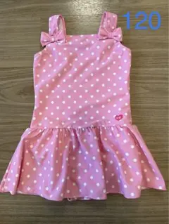 【ミキハウス】キッズ　ワンピース水着　ピンク　120