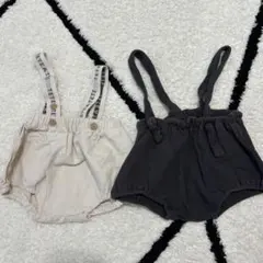 tete a tete サスペンダー付きパンツ 2色セット 70~80cm