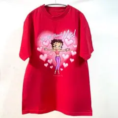 00's BettyBoop ベティちゃん プリントTシャツ レッド