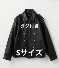 新品未使用 グランシー レザージャケット ブルゾン ナポレオン Mサイズ
