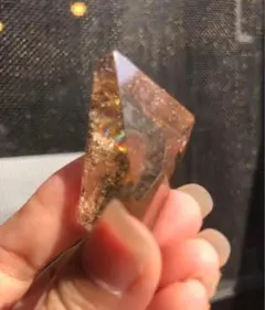 ☘️❤︎虹入り❤︎黄金の輝き　ゴールドルチルクォーツ 天然石　パワーストーン