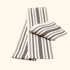 T 57半幅帯　小袋帯　博多織　献上柄 ベージュ　正絹