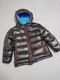 patagonia フード付きダウンジャケット XS 黒/青