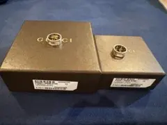 GUCCI シルバーリング 2個セット サイズ13・10