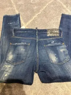 DSQUARED2 セクシーツイストデニム W50 ダメージ加工 ストレッチあり