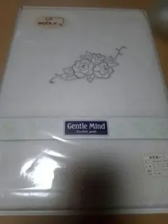Gentle Mind ウール混 フラットシーツ シングル140✕240cm