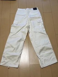 SUGARHILL ヘリンボーン カーゴパンツ ホワイトのサムネイル