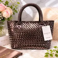 ★新品未使用★グッシオイタリー★メッシュトート★ポーチ★星型チャーム付★のサムネイル