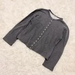 PAGE BOY カーディガン スナップボタン 裏起毛 シンプル ナチュラル