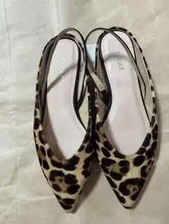 nouer レオパード柄 スリングバック パンプスのサムネイル