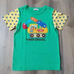 ミキハウス　Tシャツ　ブルドーザー