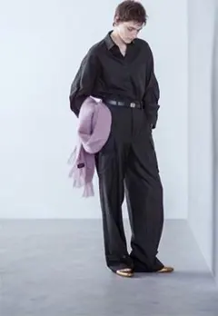 ebure エブール リネンアセテート カーゴパンツ36 - メルカリ