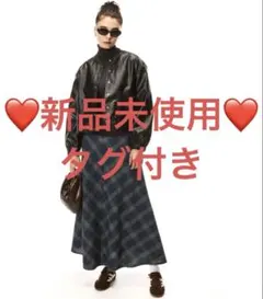 ❤️新品未使用タグ付❤️【定価2,690円】coca フレアチェックスカート　L