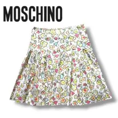 MOSCHINO ハート柄フレアスカート S - メルカリ