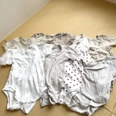 西松屋　80 半袖ロンパース肌着　8枚セット