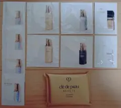 クレドポーボーテサンプルセット（美容液、化粧水、乳液、コットン、下地、ファンデ）