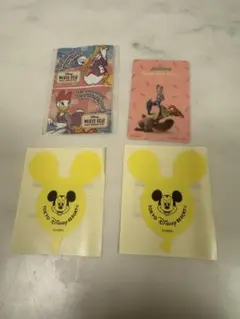 ディズニー ステッカー シール 4장 세트