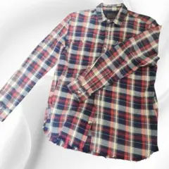 【美品】ZARA　チェックシャツ