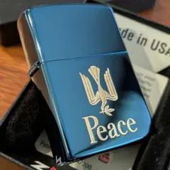 2026年最新】Peace ZIPPO ブルーチタンの人気アイテム - メルカリ