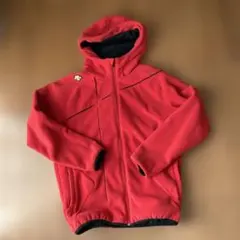 DESCENTE フリースジャケット M 赤