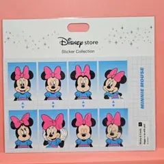 ミニー ディズニー ストア ステッカー 証明写真風 シール