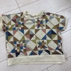 しまむら softcheese パッチワーク 100 Tシャツ